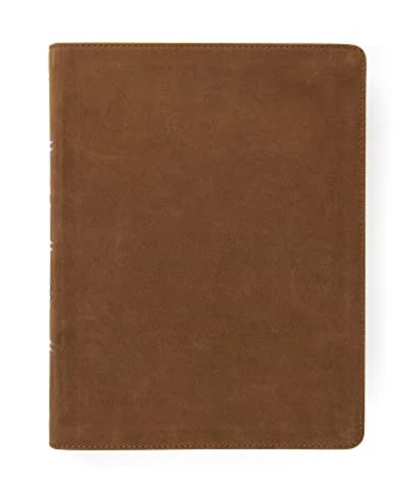 CSB MEN OF CHARACTER BIBLE (BROWN GENUINE LEATHER)