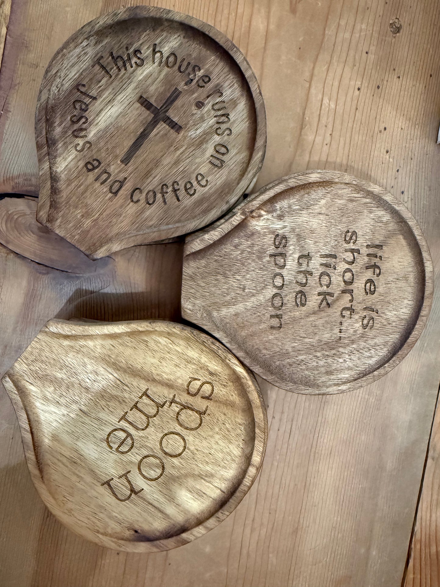 Custom Engraved Spoon Rest