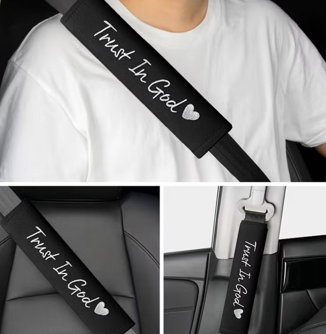 “Trust in God” Seatbelt Pads