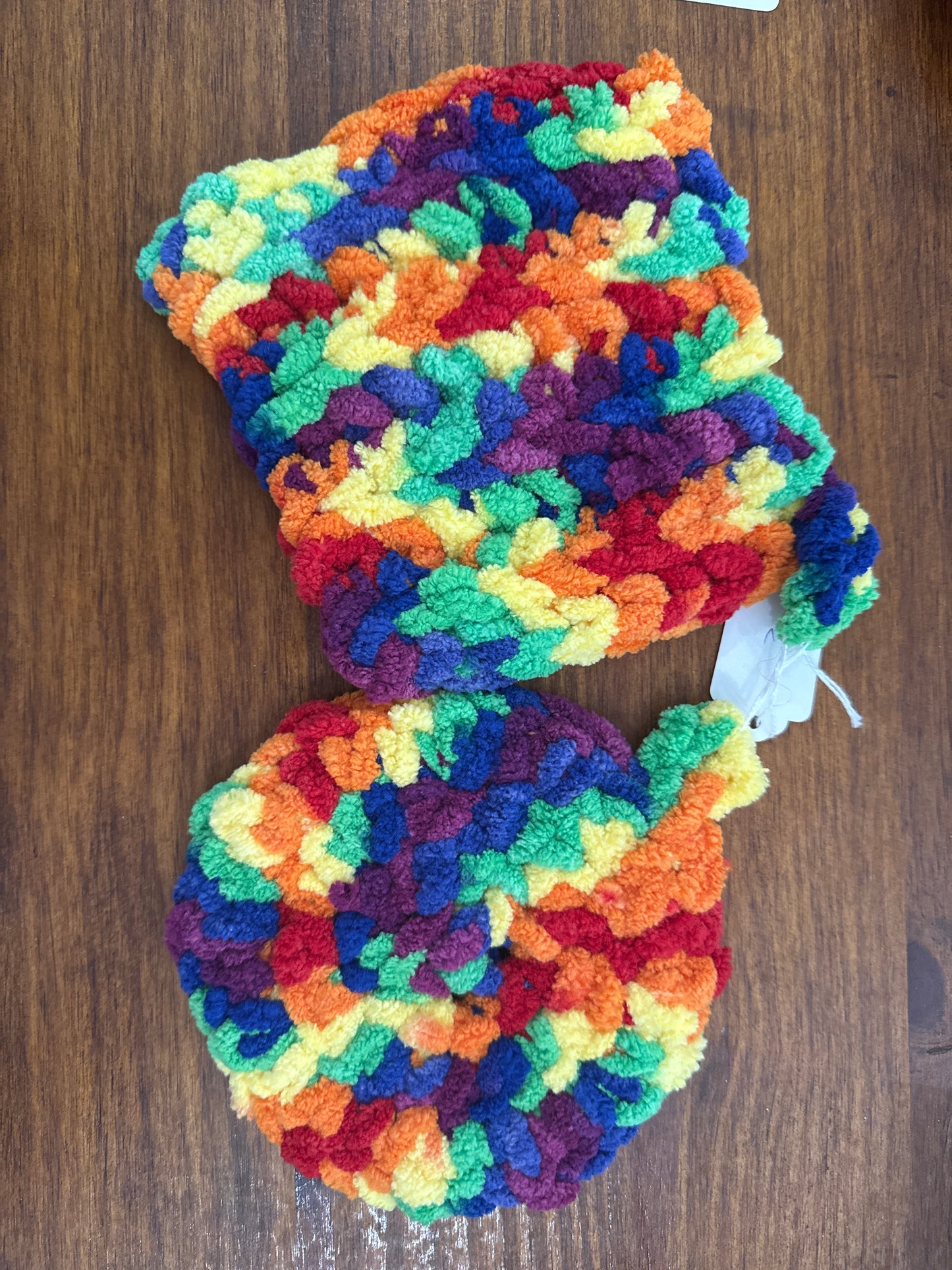 TOFTS Crocheted Multi-Colored Pot Holder Set