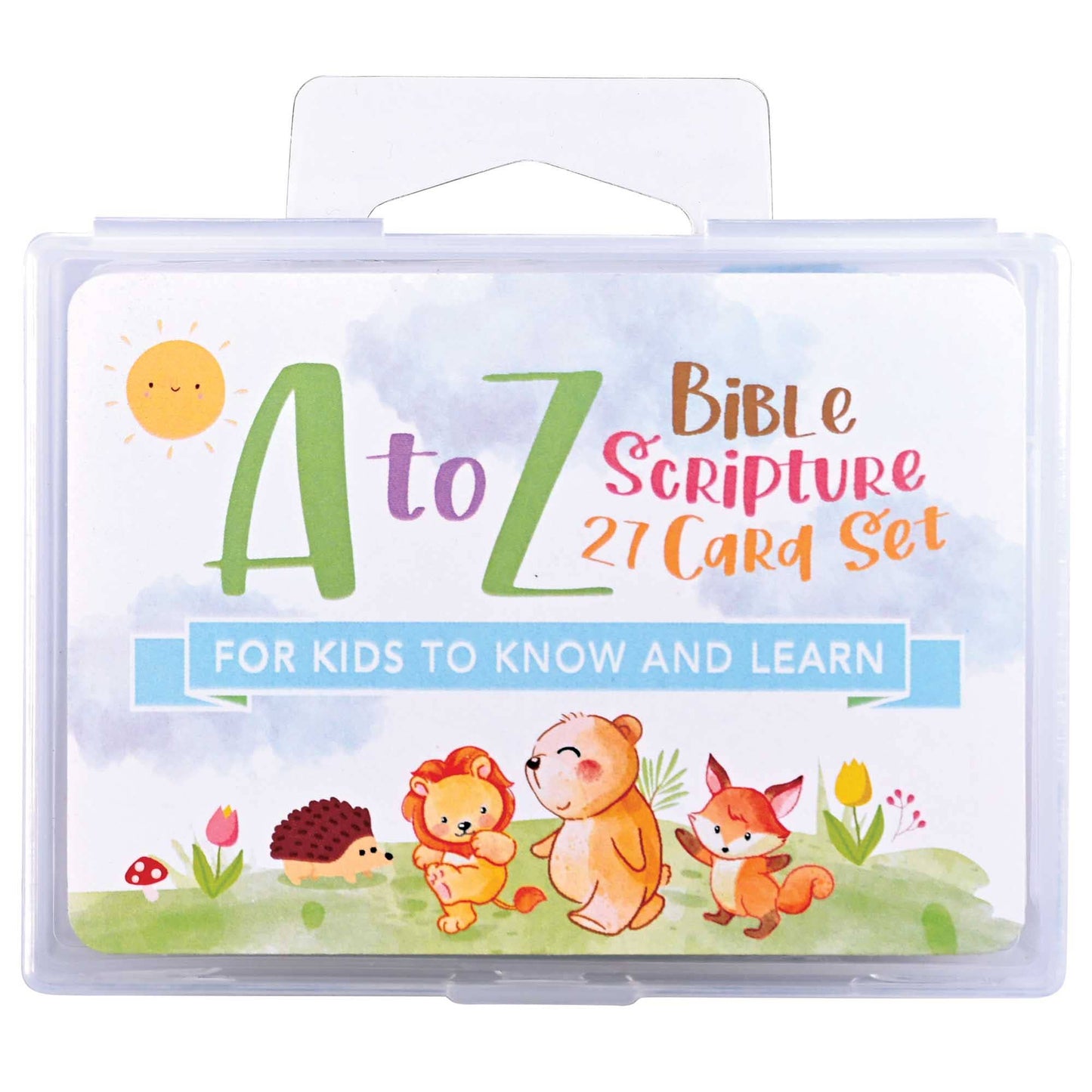 Flashcard Set A-Z With Bible Verses