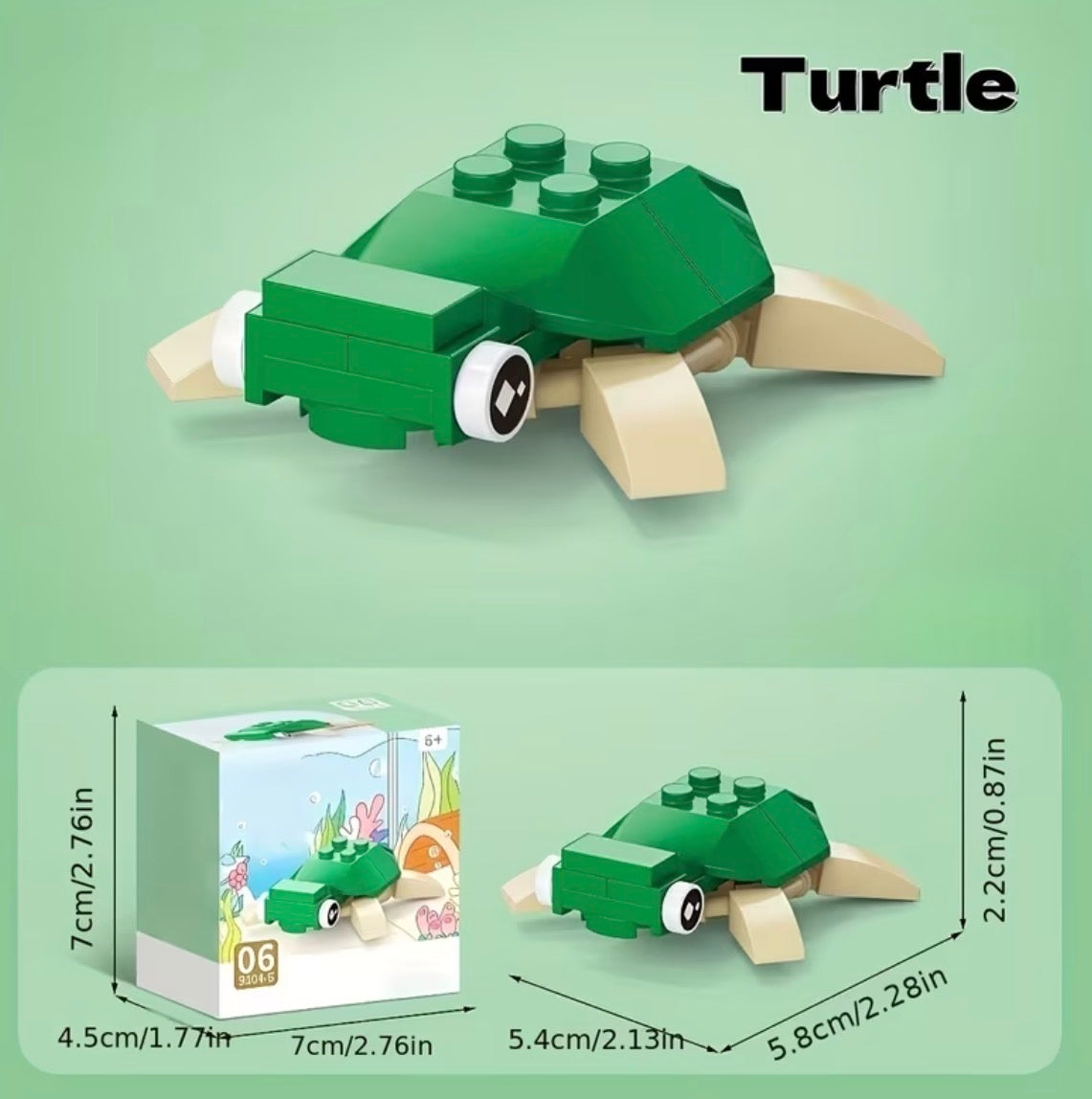 Kids Sea Animal Building Block Sets