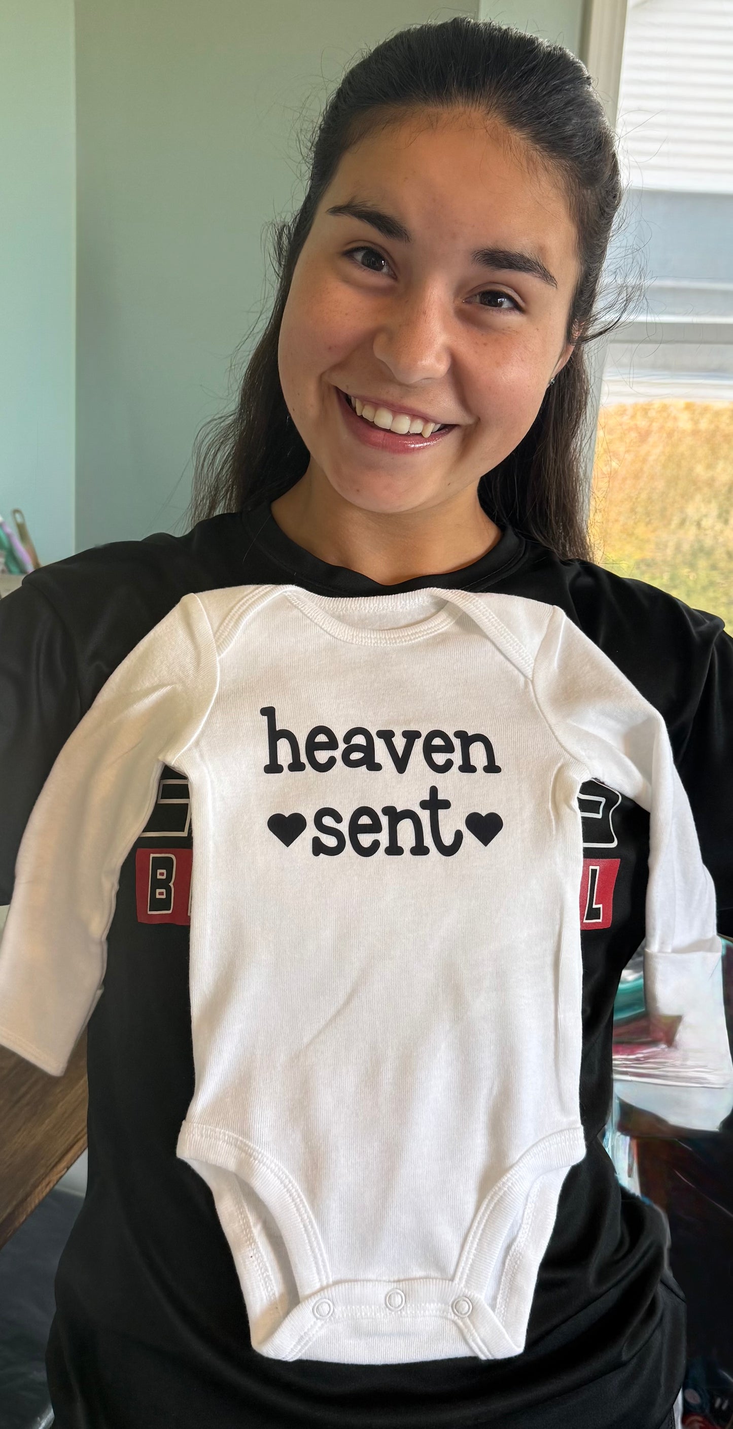 “Heaven Sent” Cotton Onesie