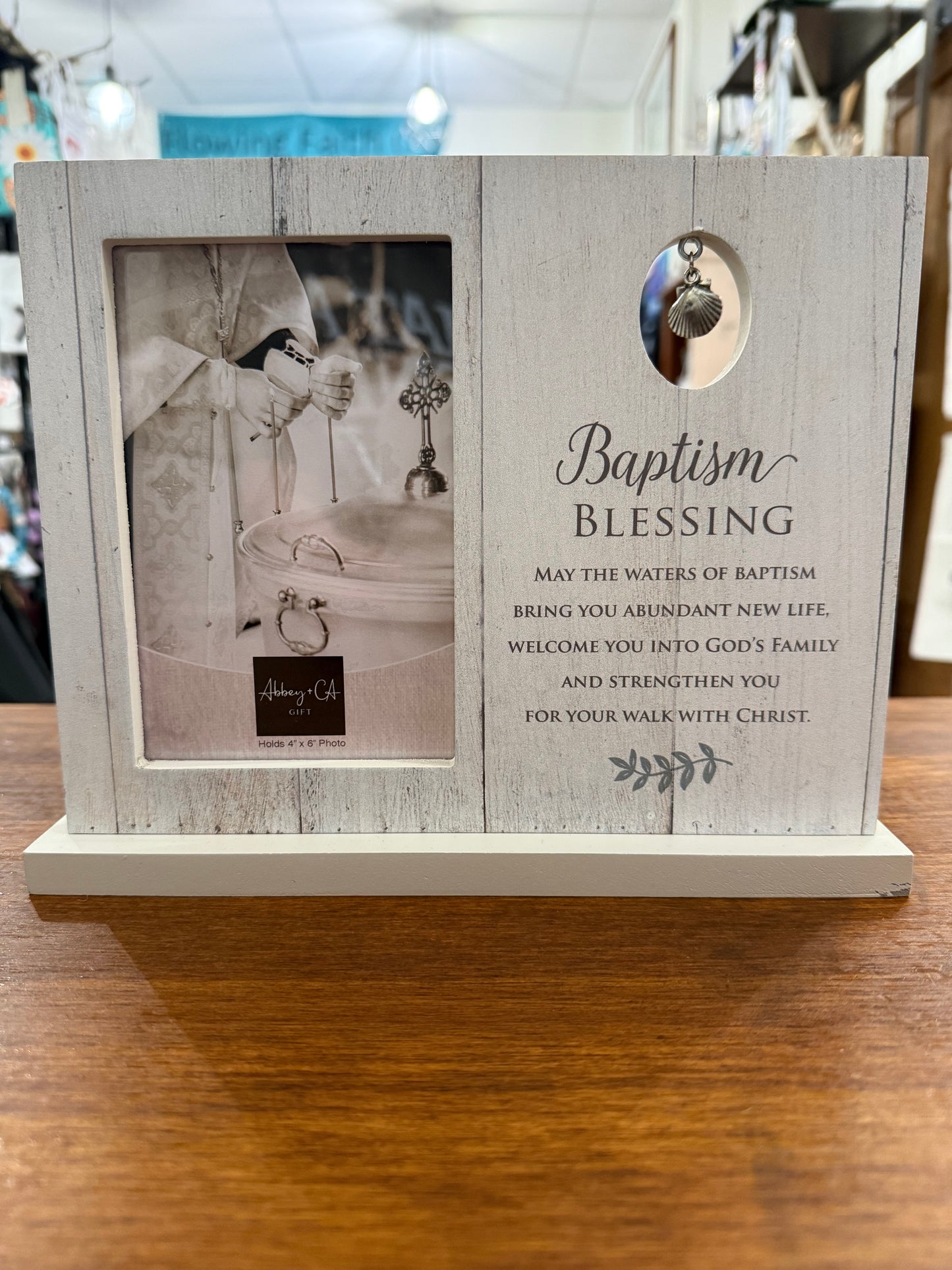 Baptism Blessings Photo Frame
