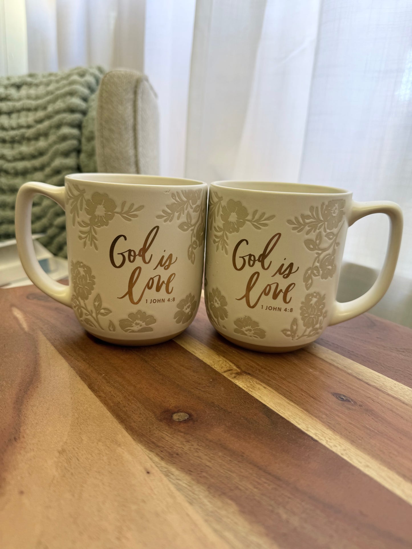 “God is Love” Ceramic Coffee Cup
