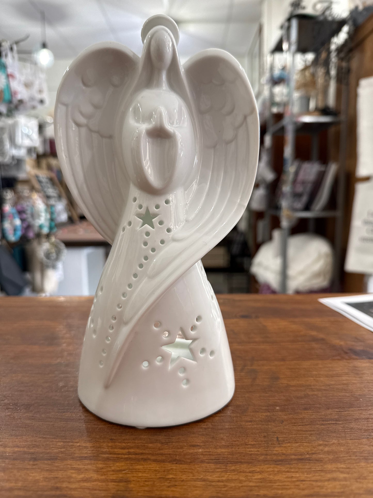 Ceramic Angel Tea Light Candle Holder