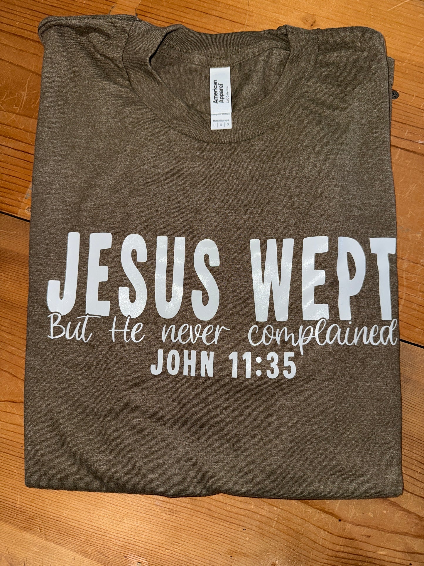 Jesus Wept T-Shirt