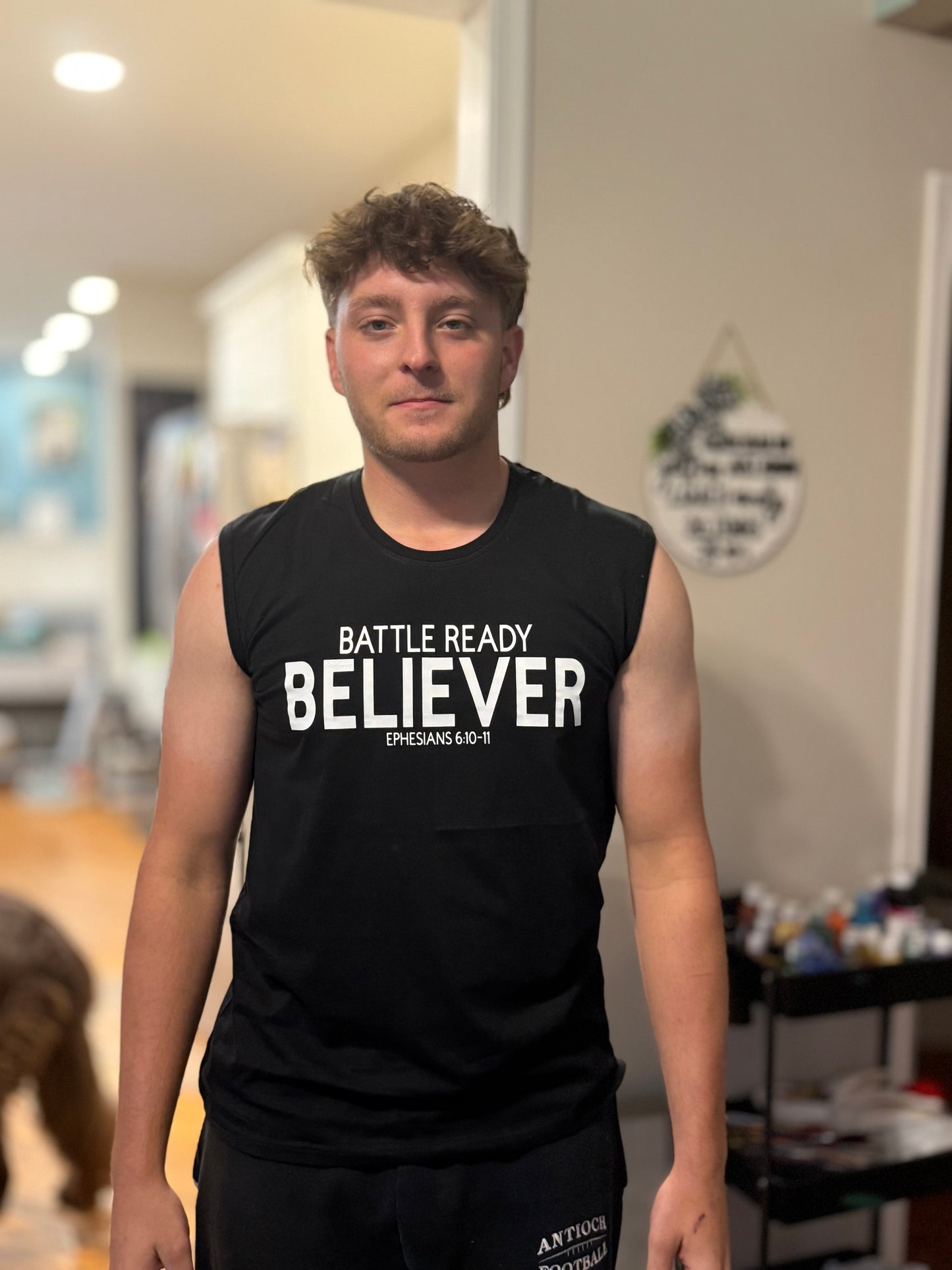 Battle Ready Believer Muscle Tee