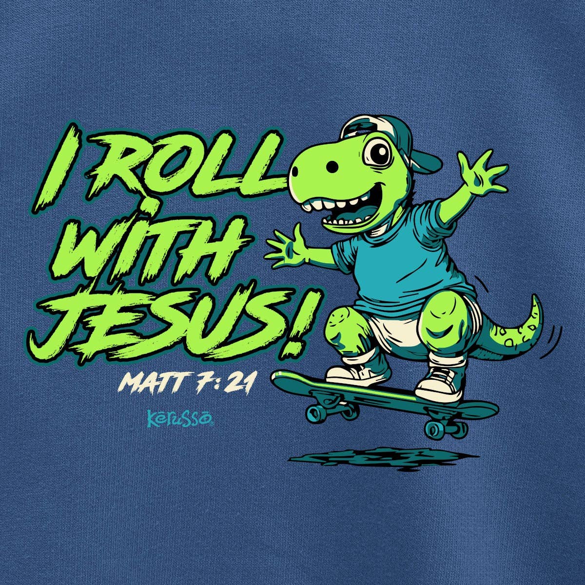 Kids Matt 7:21 Dino Sweatshirt