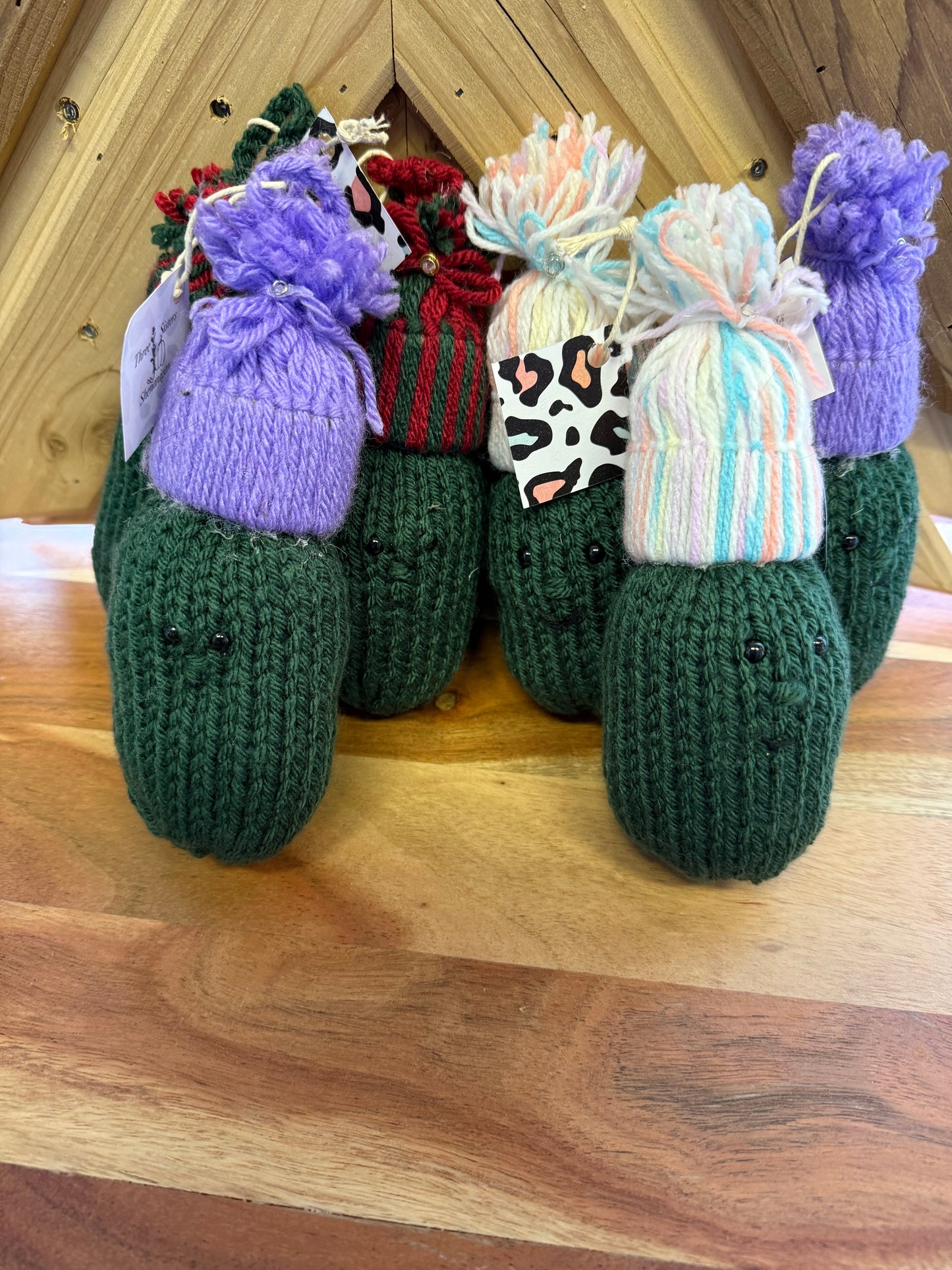 Christmas Handknit “Hide the Pickles”