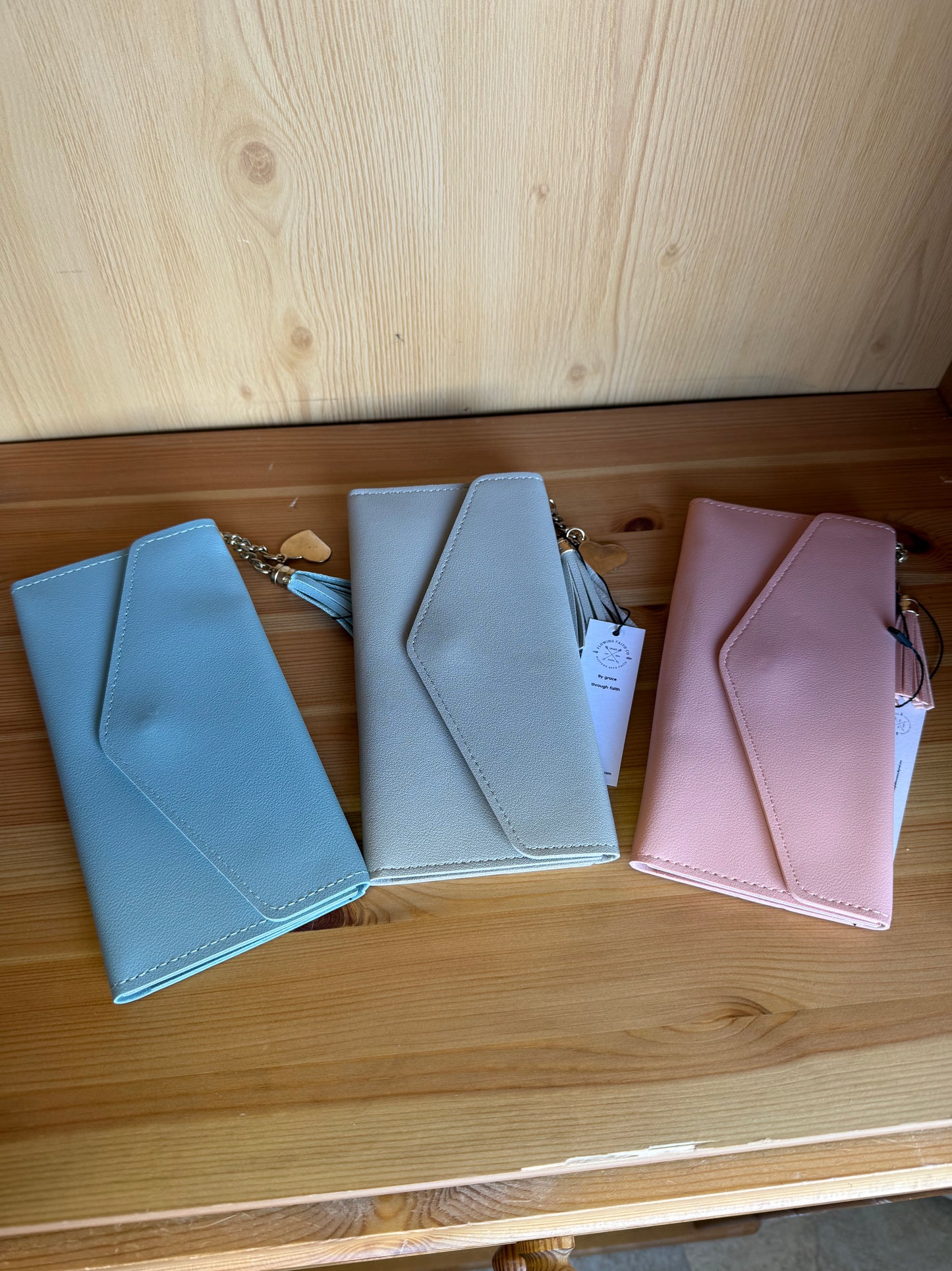 Cute Vegan Leather Tassel Wallet