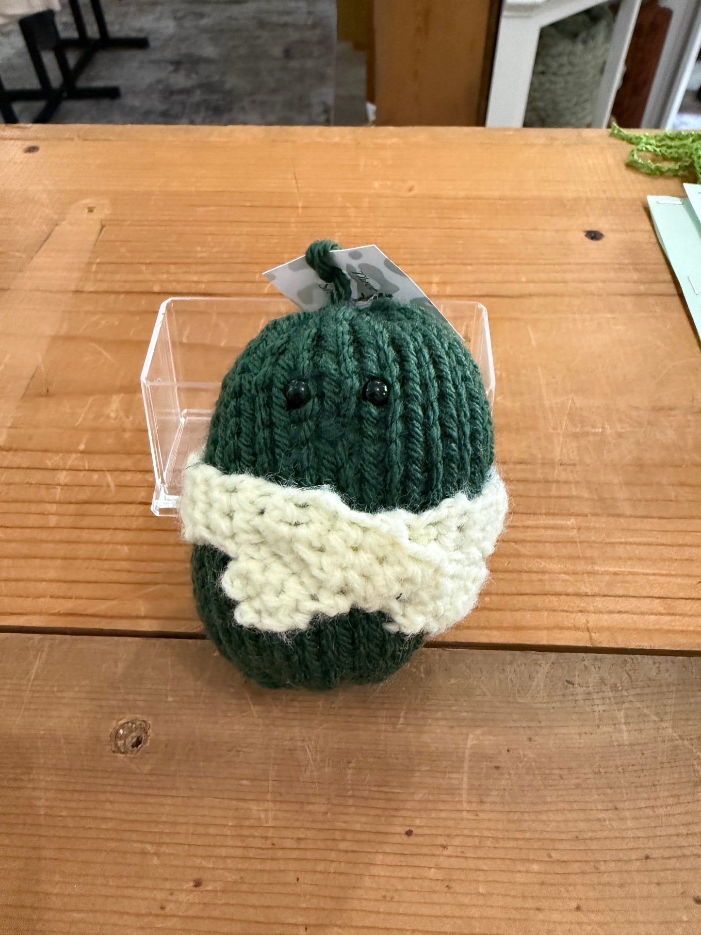 Crocheted Snowman and Pickle Cuties