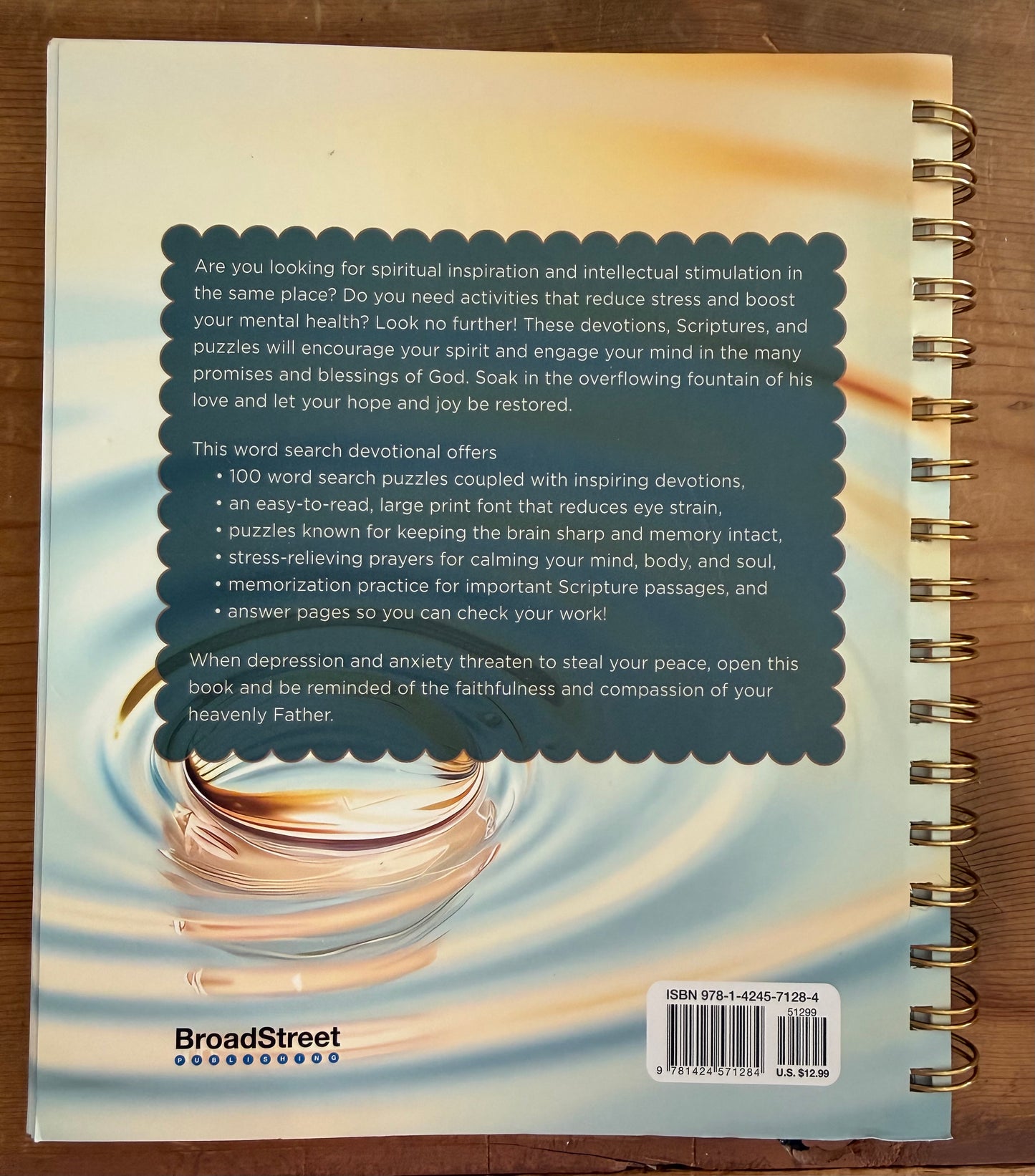 Strength for Depression and Anxiety Word Search Devotional