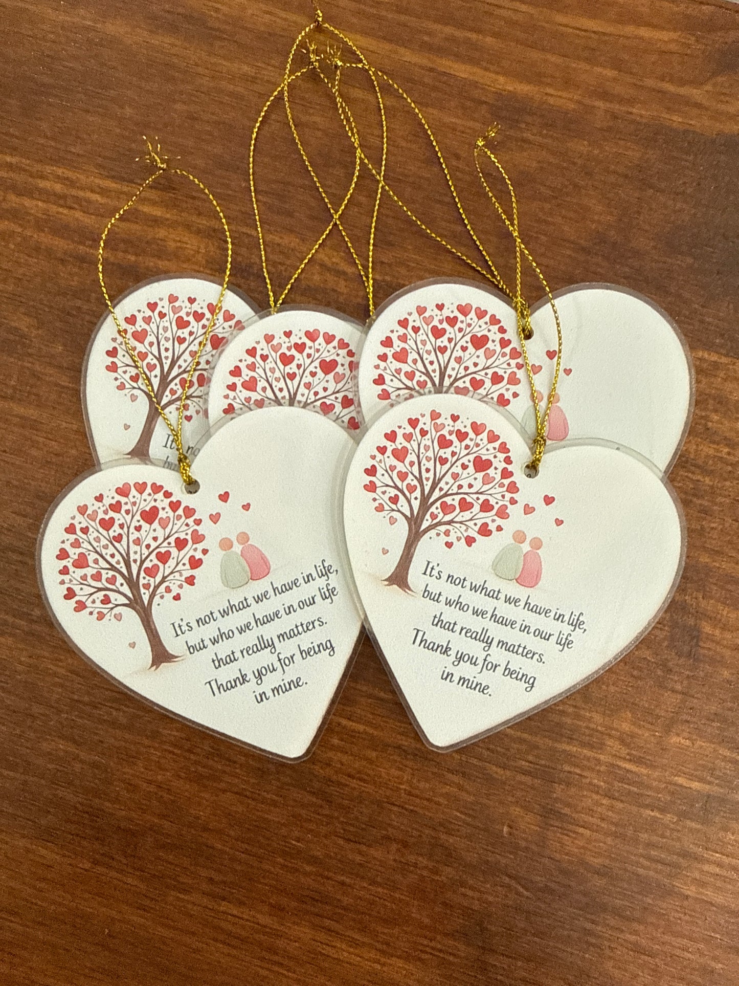 Friendship Heart Ornaments