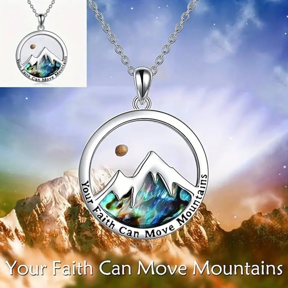 Elegant Mustard Seed Faith Stainless Steel Necklace