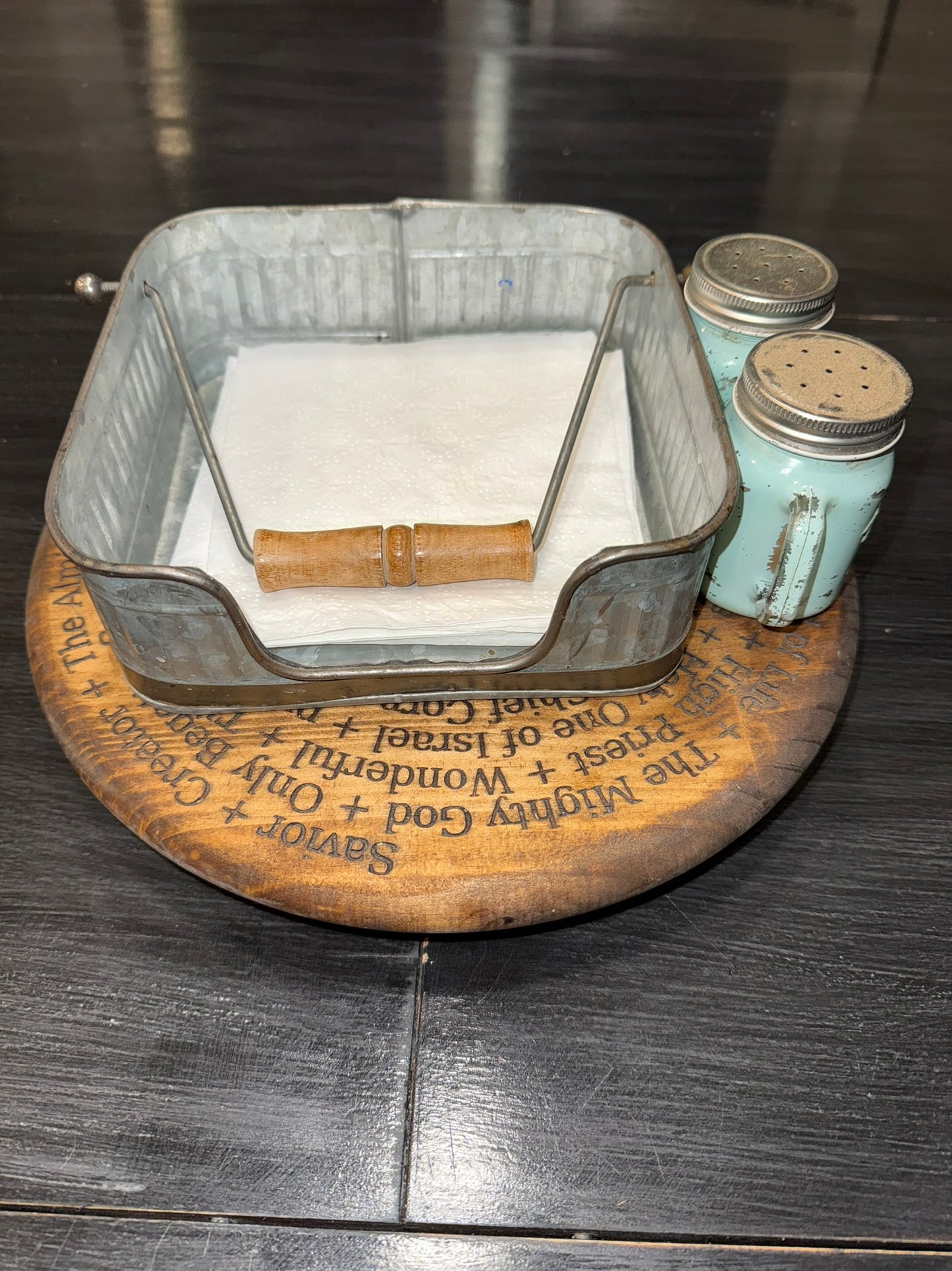 "Rooted In Christ" Lazy Susan