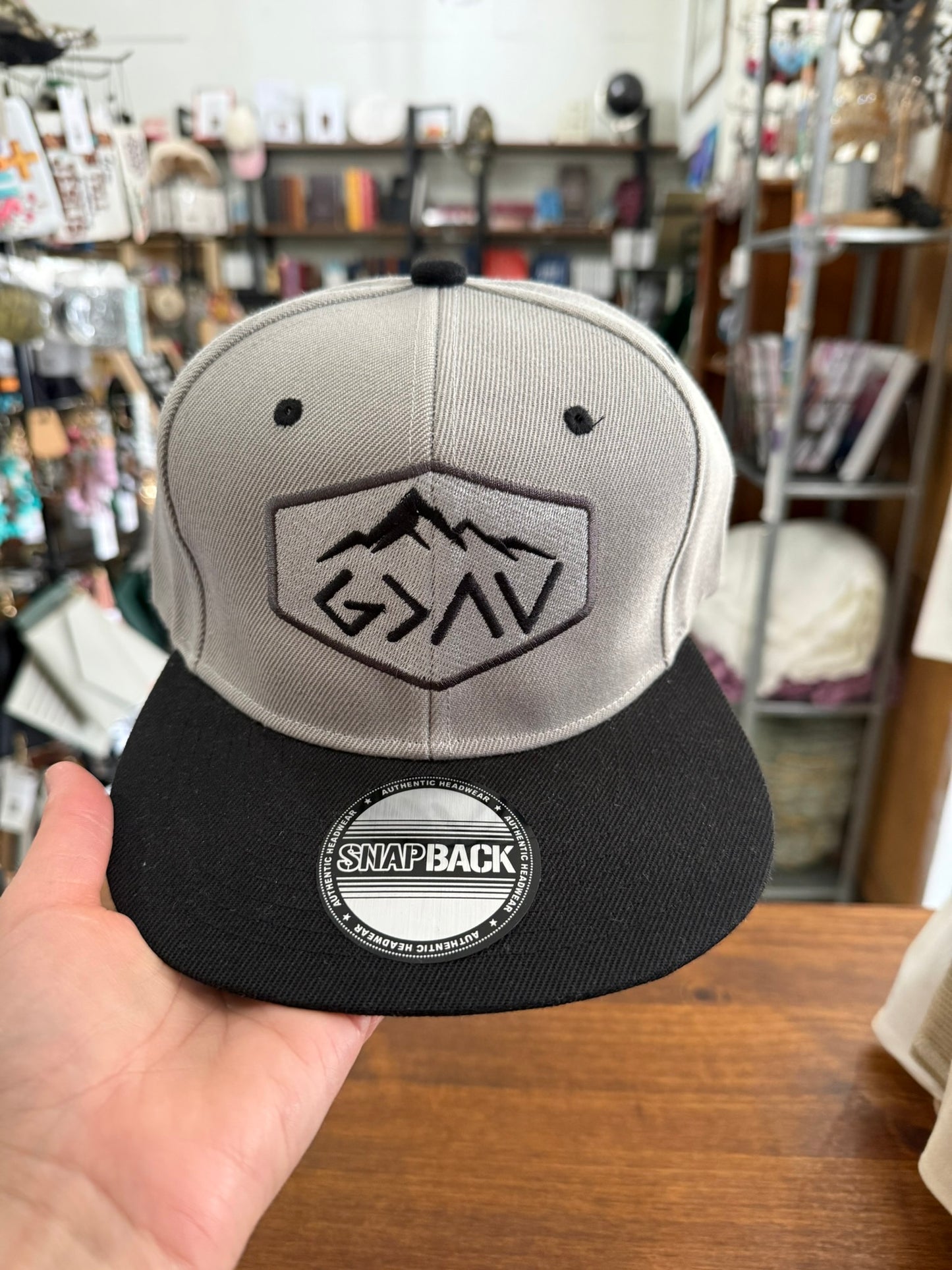 Quilted Stitch "God is Greater Than" Custom Embroidered Hat