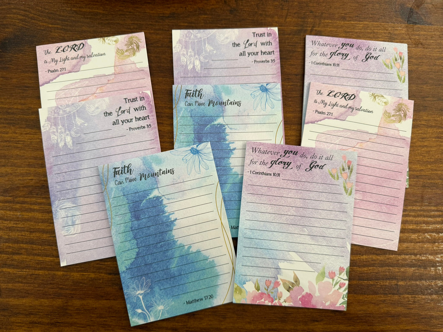 Scripture Print Sticky Notes