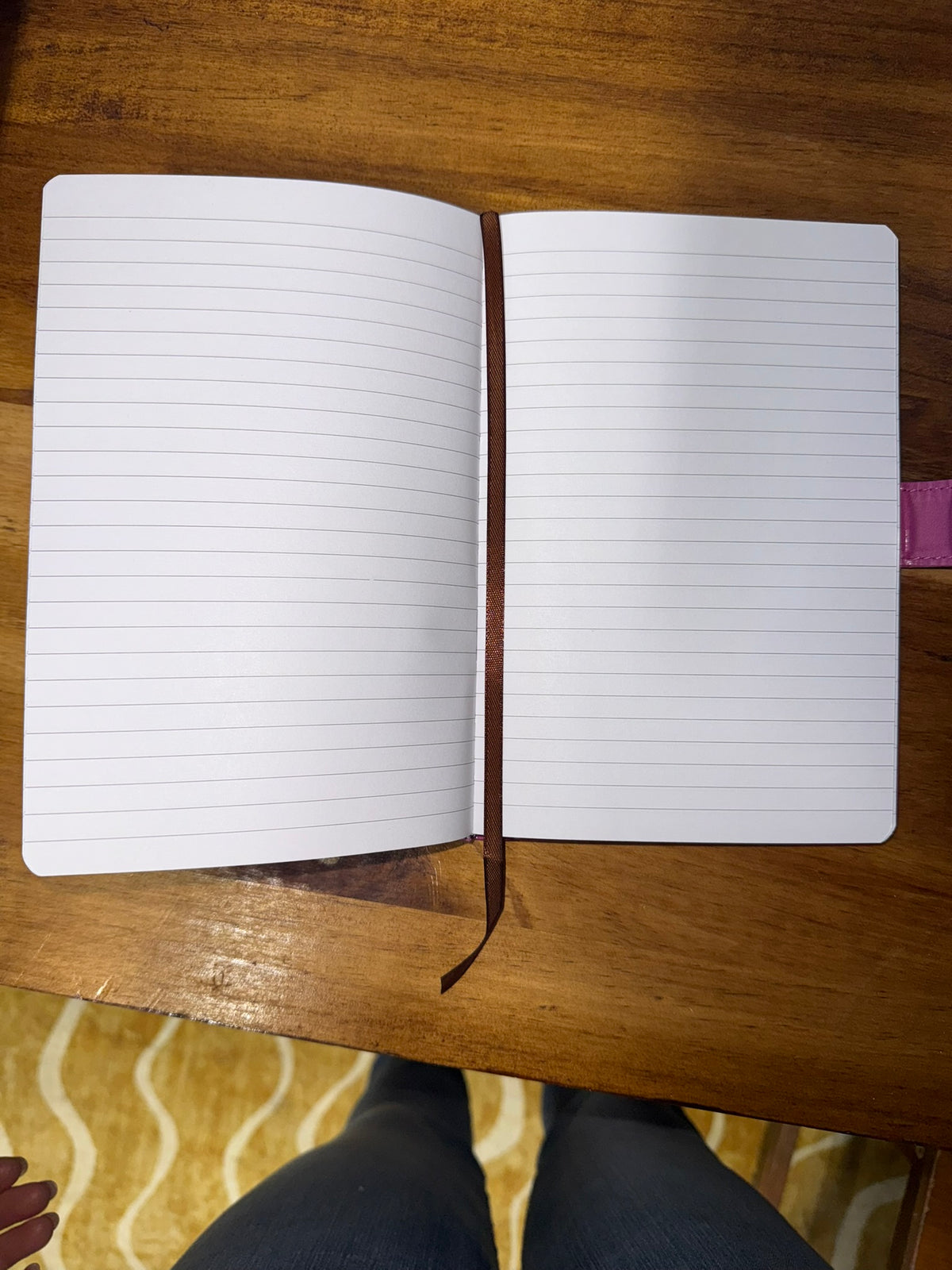 Pink Cross PU Leather Latch Closure Journal