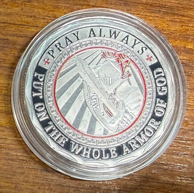 Armor of God Challenge Coin