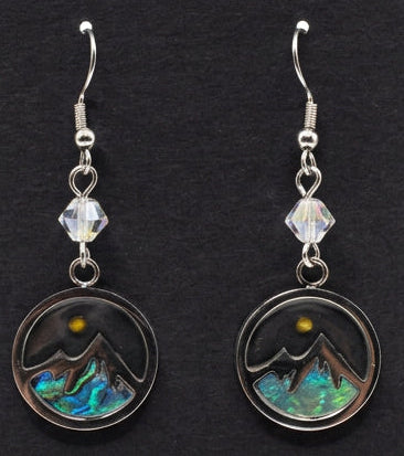Beautiful Mustard Seed Faith Mountain Earrings