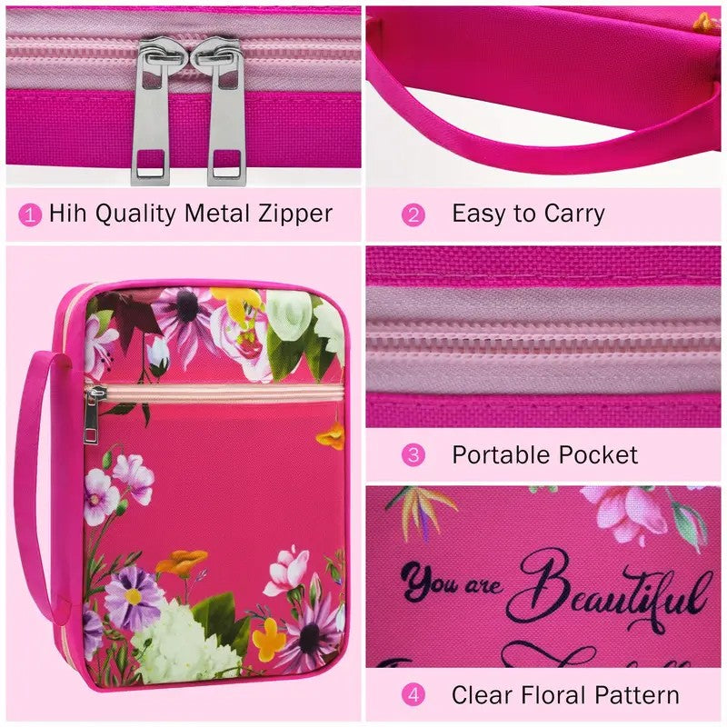 Bible Study Kit Gift Set with Bible Carry Case