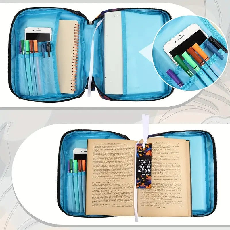 Bible Study Kit Gift Set with Bible Carry Case