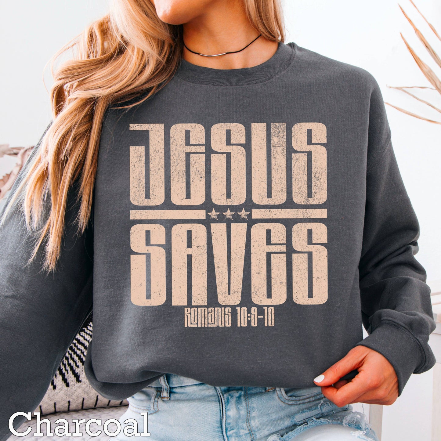 Jesus Saves Christian Women’s Sweatshirt