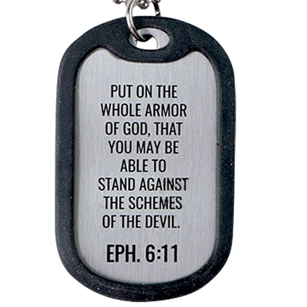 Faith Gear Dogtag Armor Of God Necklace