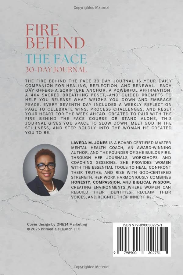 LaVeda Jones-Fire Behind The Face 30-Day Journal