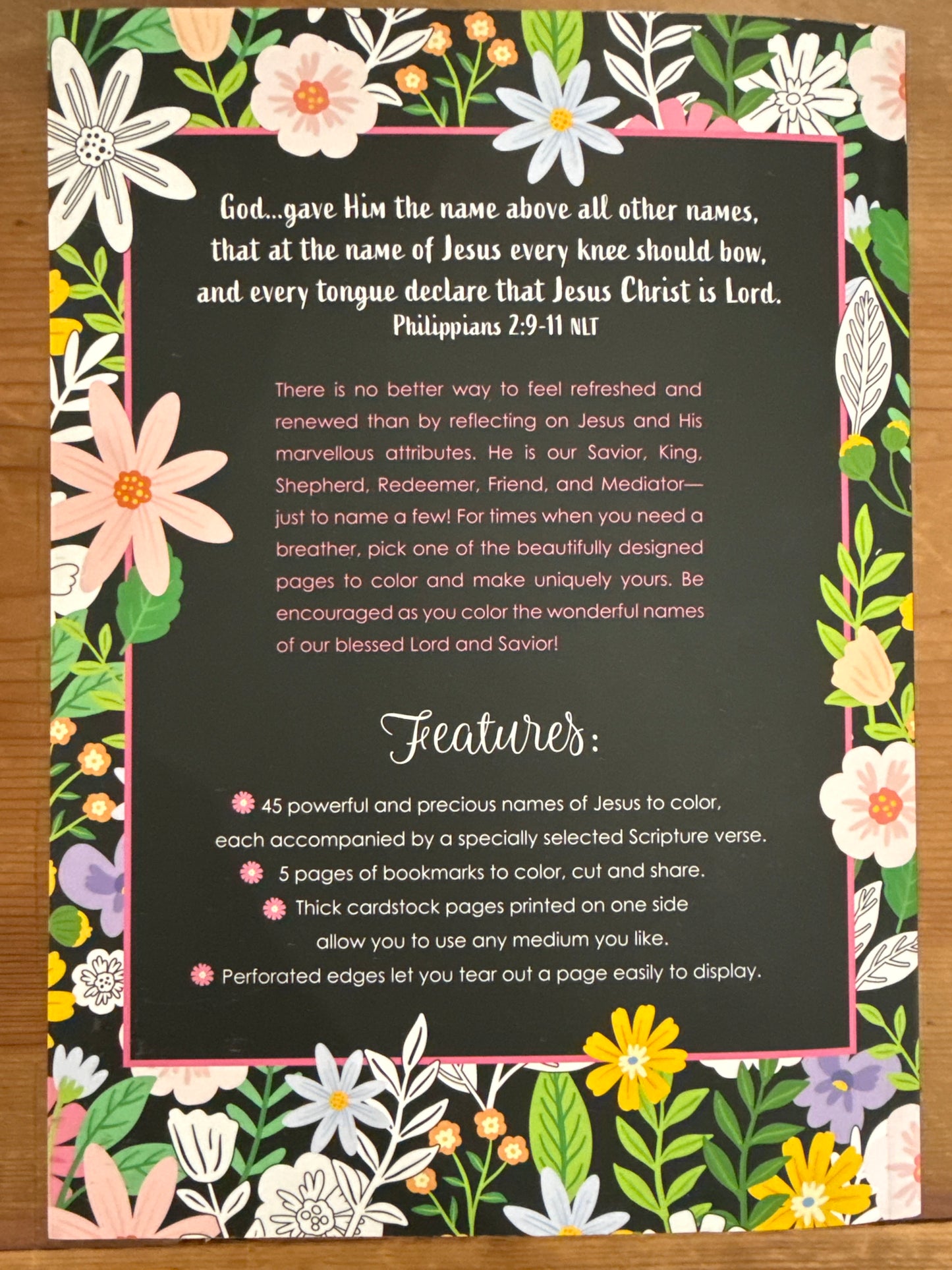 Names of Jesus Coloring Book