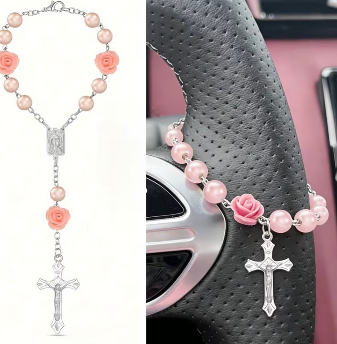 Car Steering Wheel Cross Charms