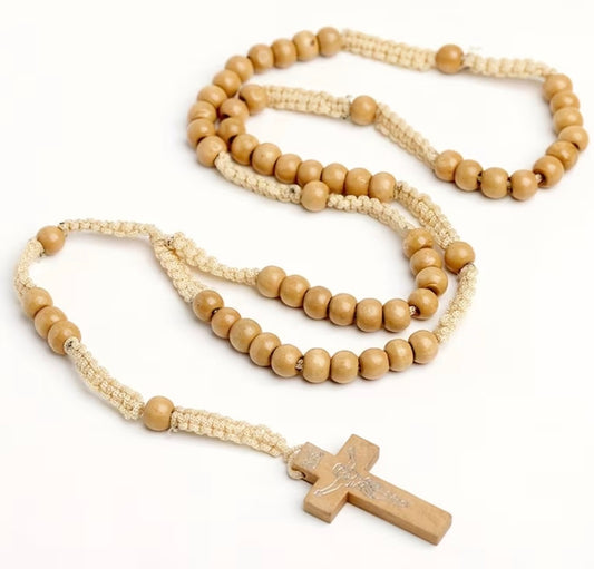 Simple Wood Rosary