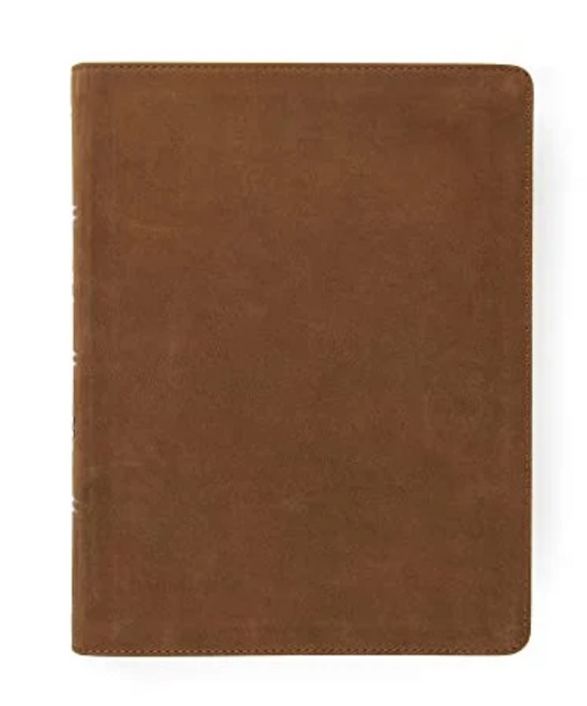 CSB MEN OF CHARACTER BIBLE (BROWN GENUINE LEATHER)