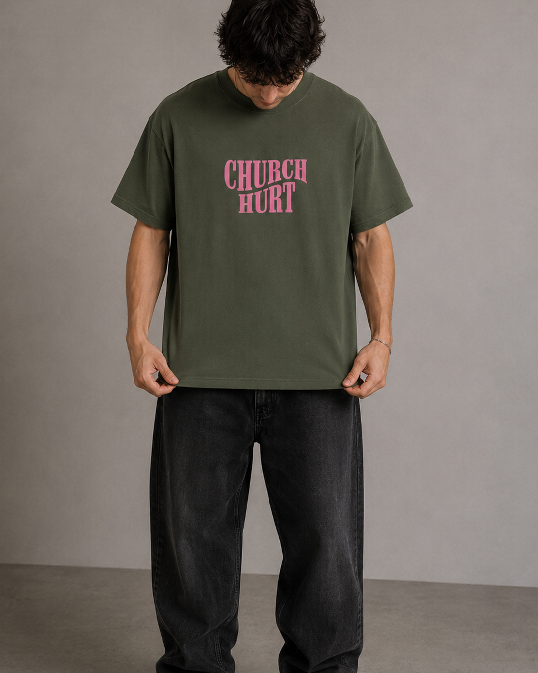 "Church Hurt Collection" Statement Tee