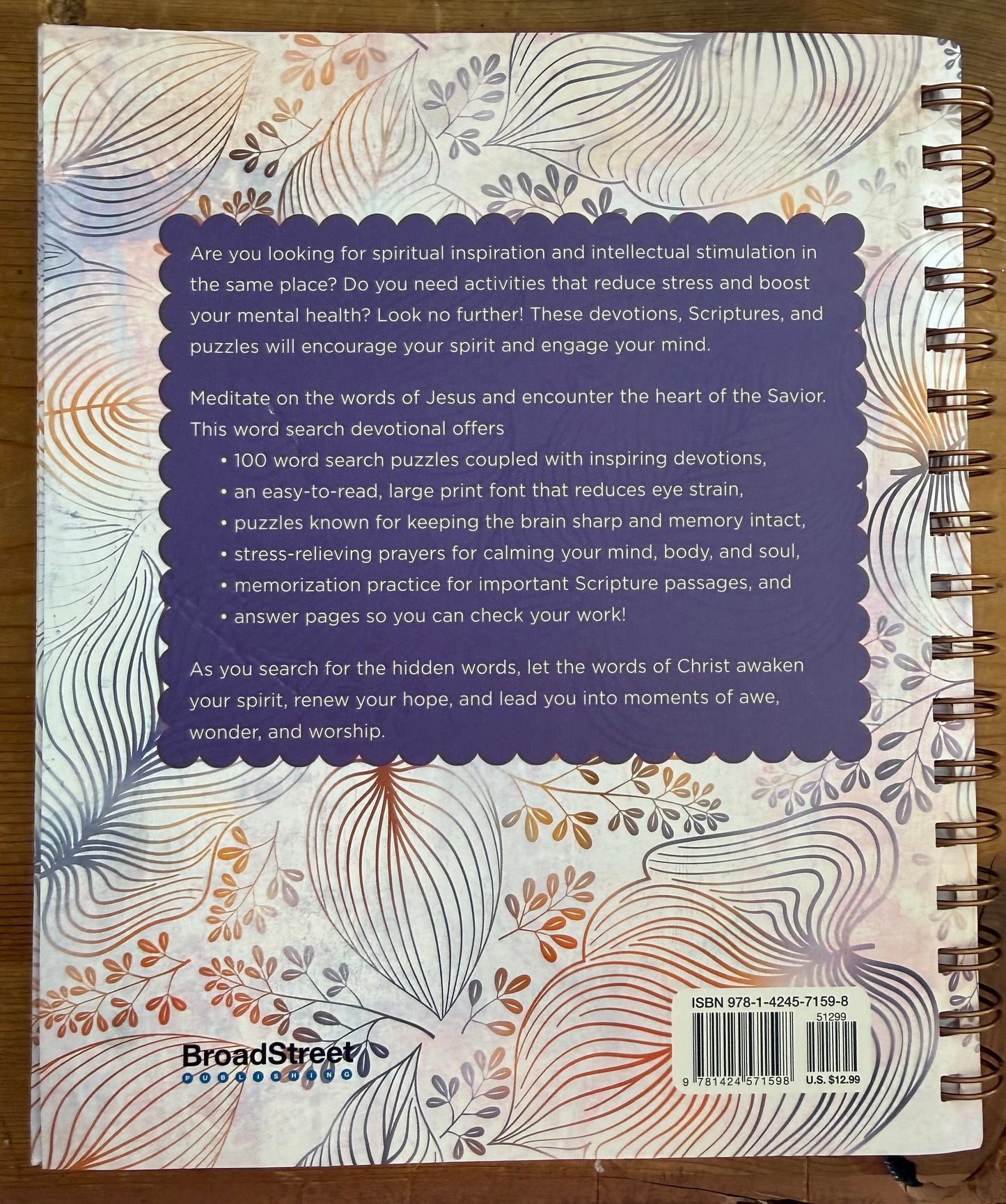 Words of Jesus Word Search Devotional