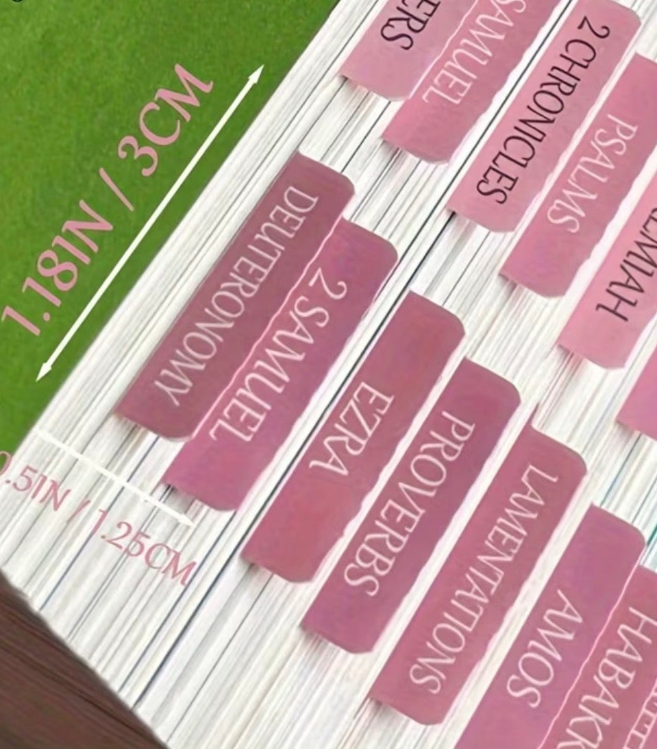 Pretty in Pink Bible Tabs