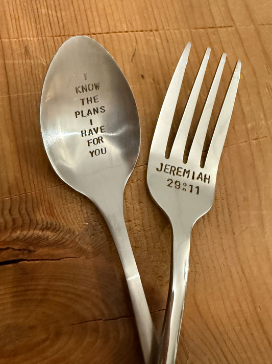 Jeremiah 29:11 Utensil Set