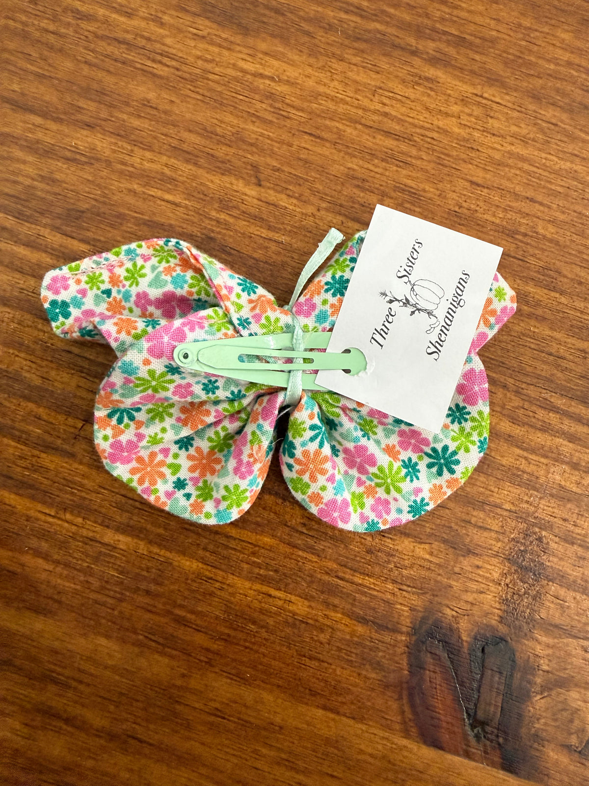 Three Sisters Shenanigans Custom Butterfly Headbands, Barrettes, Hairclips