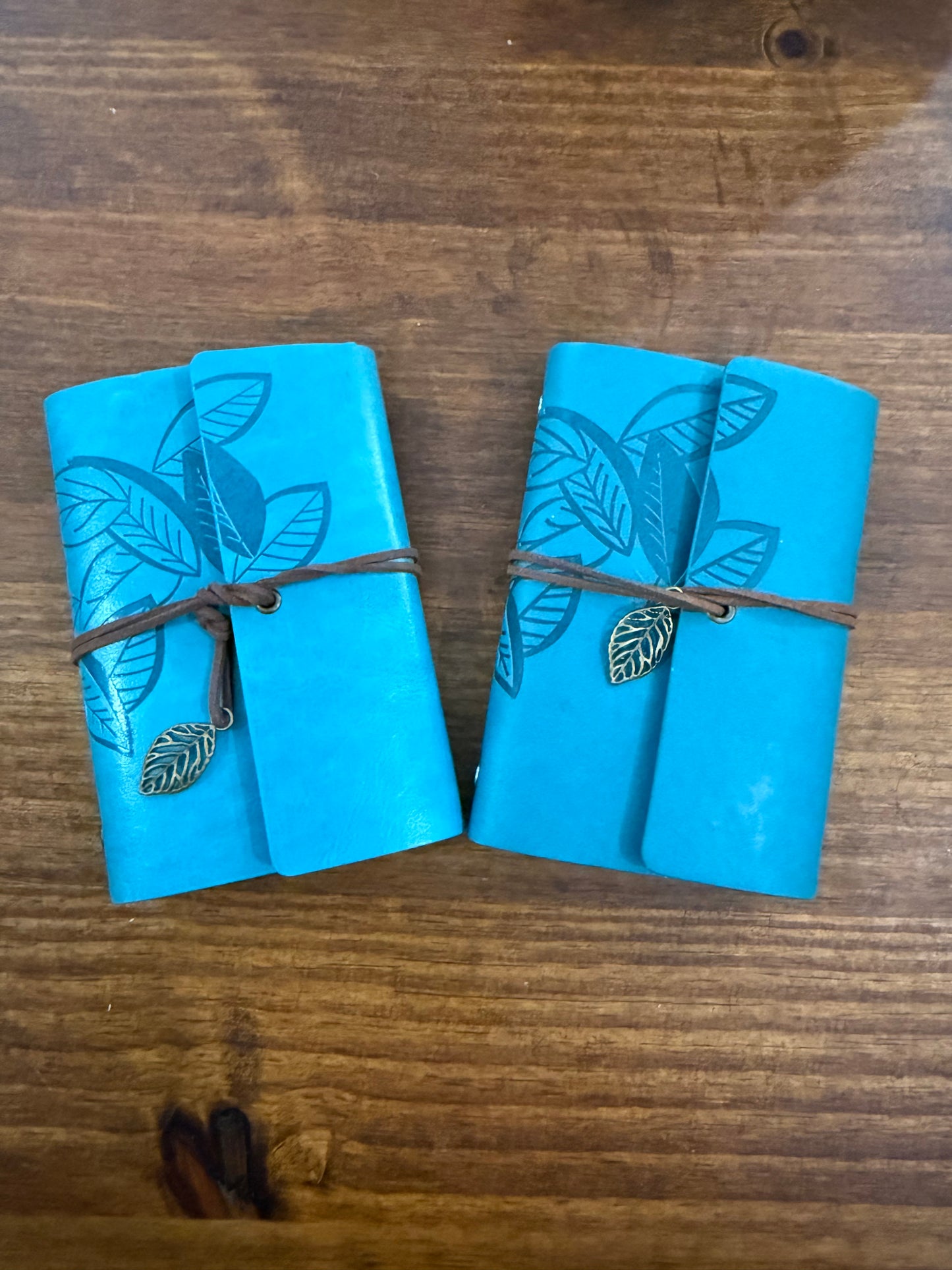 Vintage Style Vegan Leather Wrap Journal