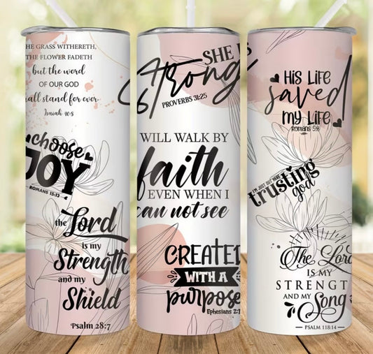 Gods Affirmations 20oz Stainless Steel Mug