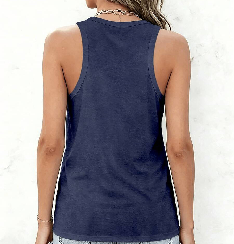 "God is Good All the Time" Women's Racer Back Tank Top
