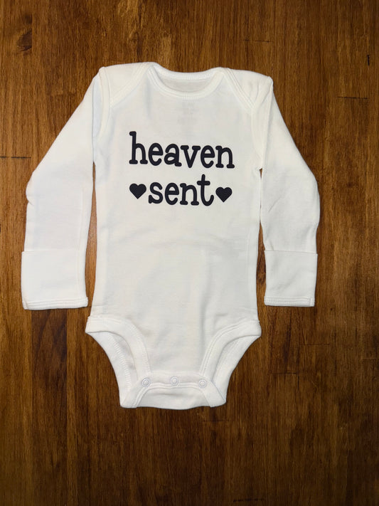 “Heaven Sent” Cotton Onesie