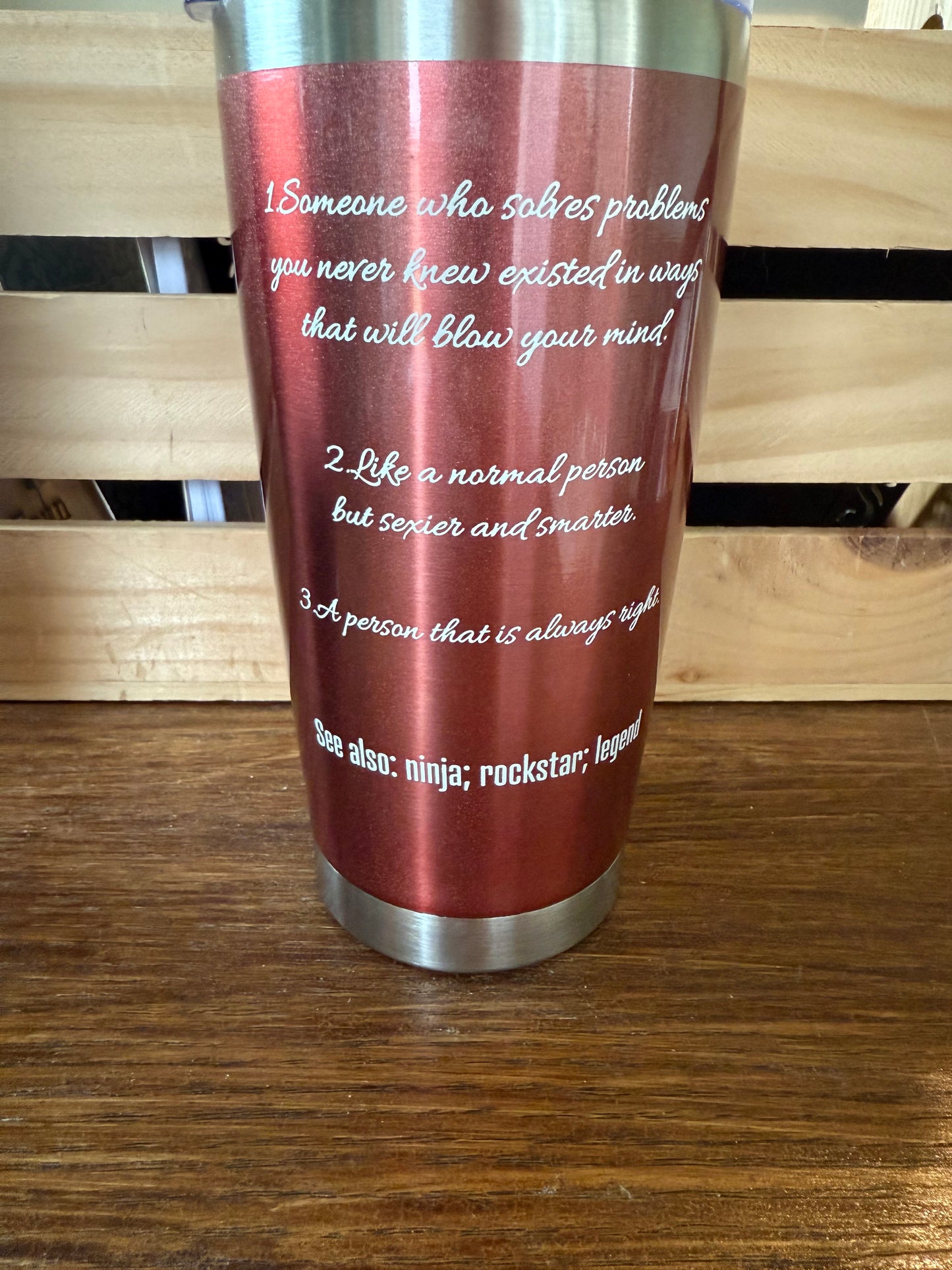 Chaos Coordinator Tumbler