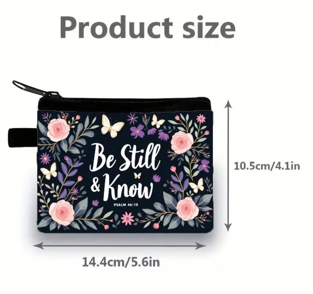 Cute Bible Verse Coin Purse
