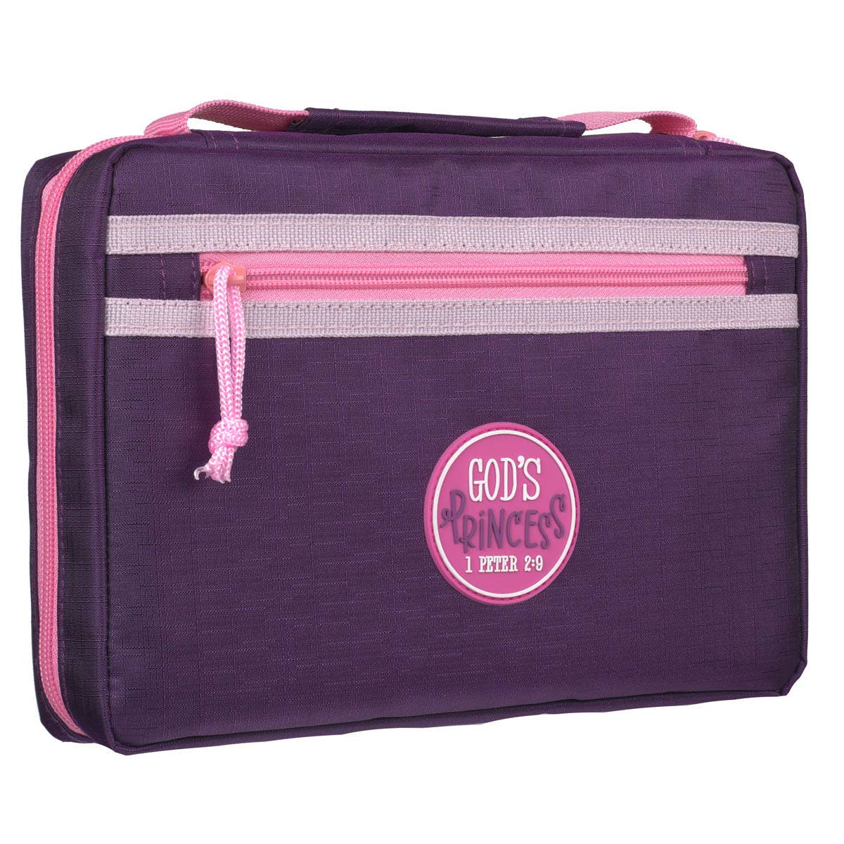 Bible Cover Fashion Pink/Purple God's Princess 1 Peter 2:9 M