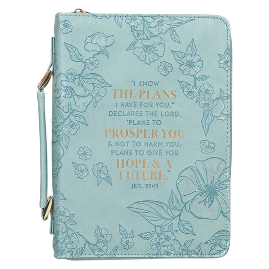 I Know the Plans Jer. 29:11 Teal Bible Cover