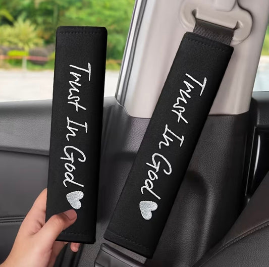 “Trust in God” Seatbelt Pads