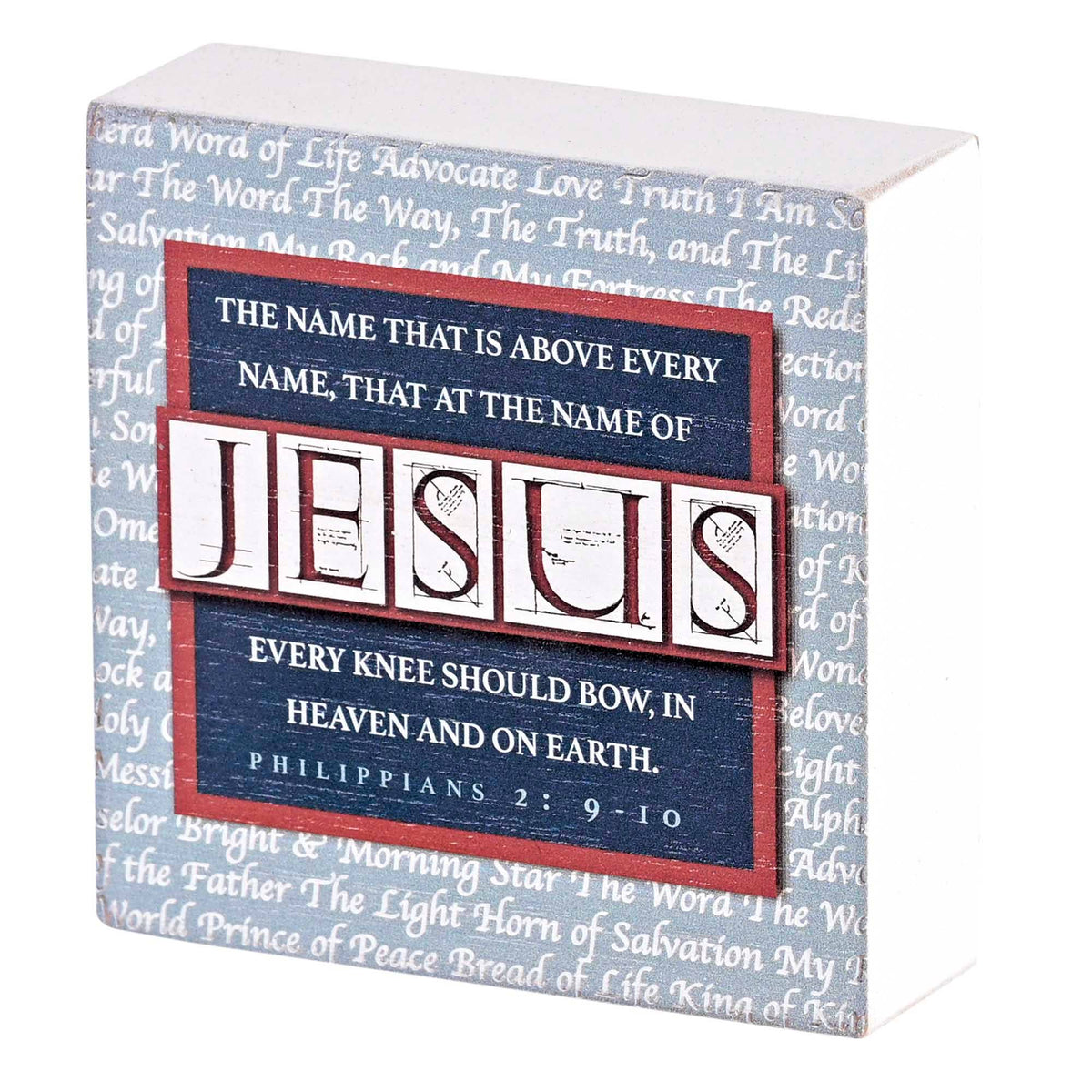 Tabletop Names Of Jesus 3in Plaque