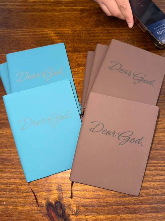 “Dear God,” Small Engraved Journal